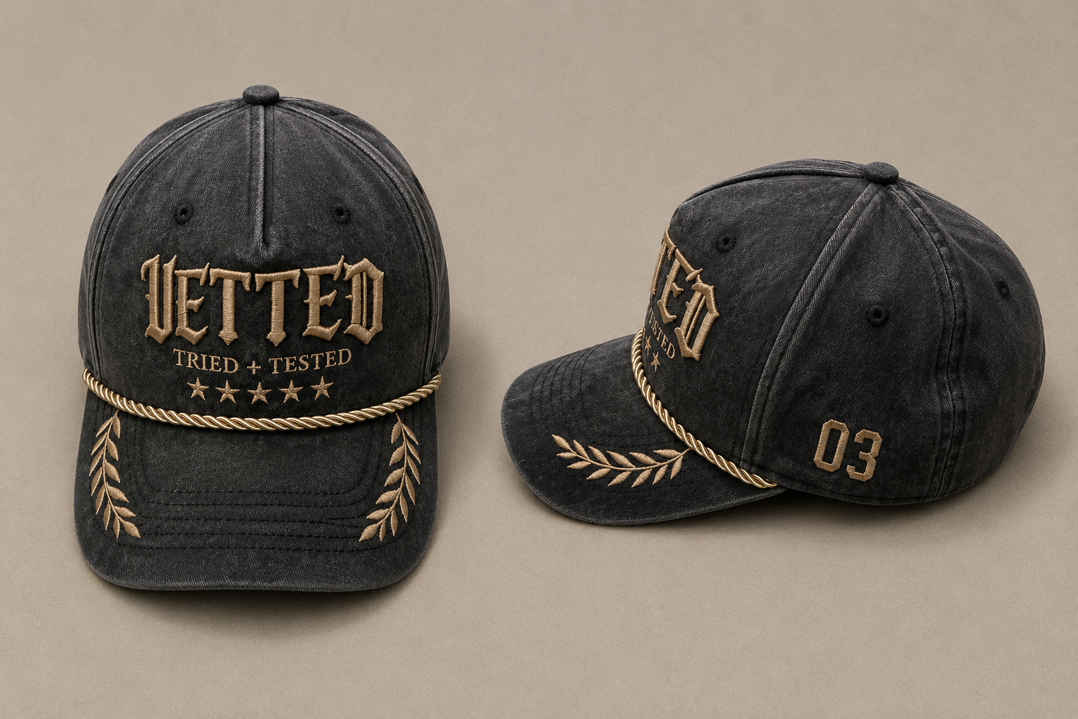 Vetted Golden Leaves Cap