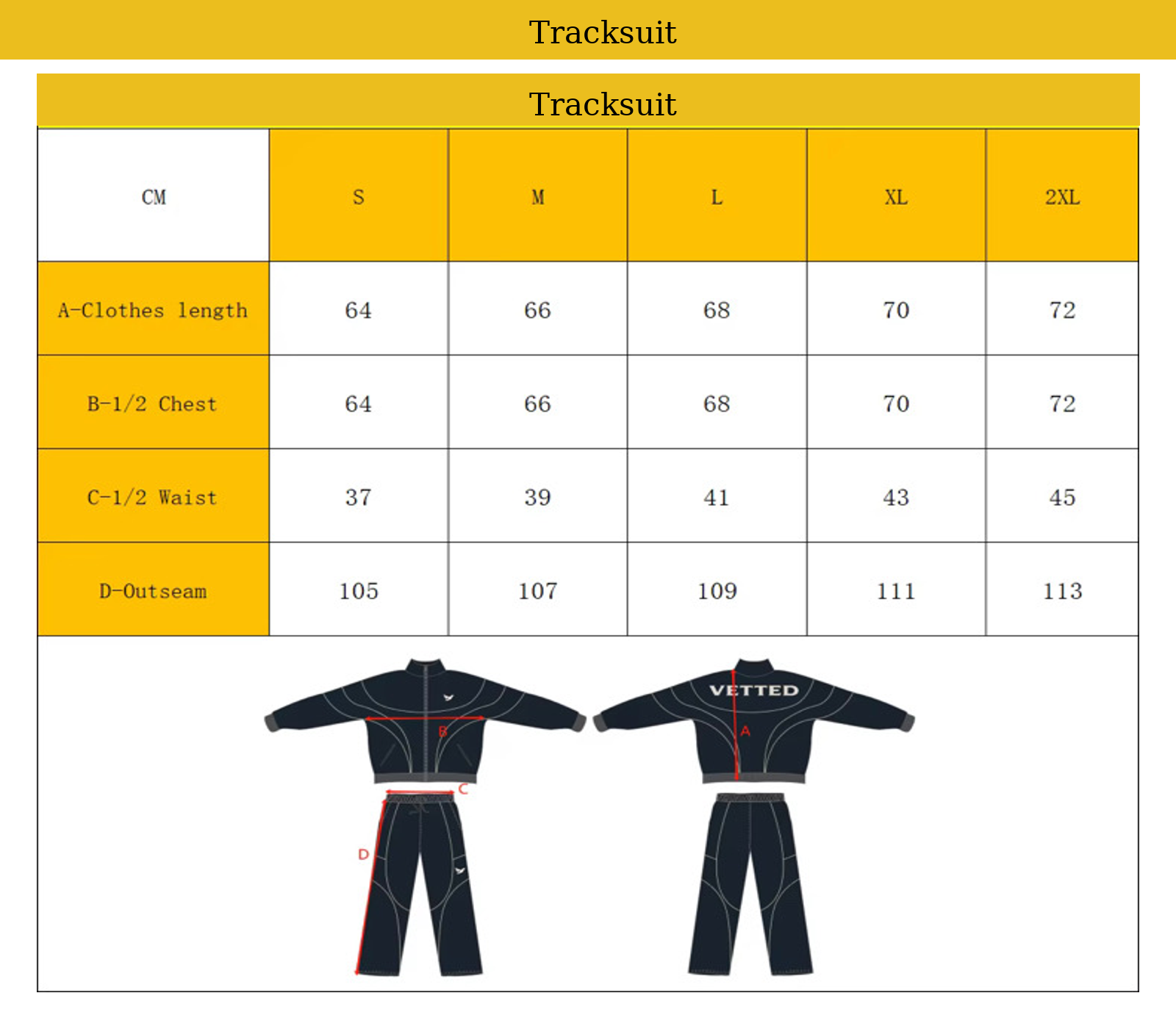 VETTED TRACKSUIT - Cypher Blue