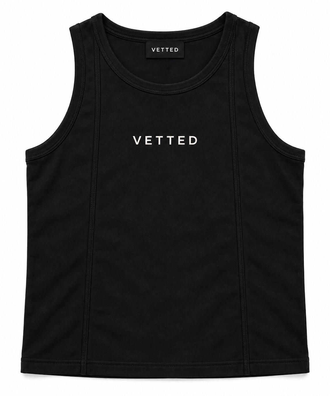 VETTED Core Tank in Blaq Iron