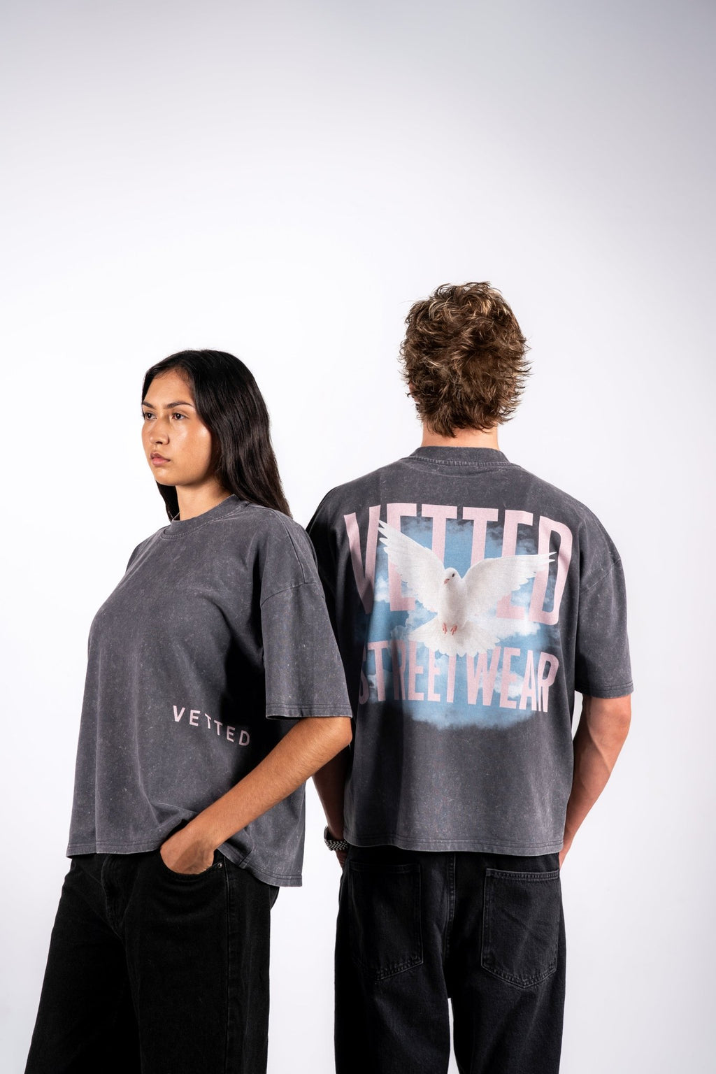 VETTED DOVE GREY TEE