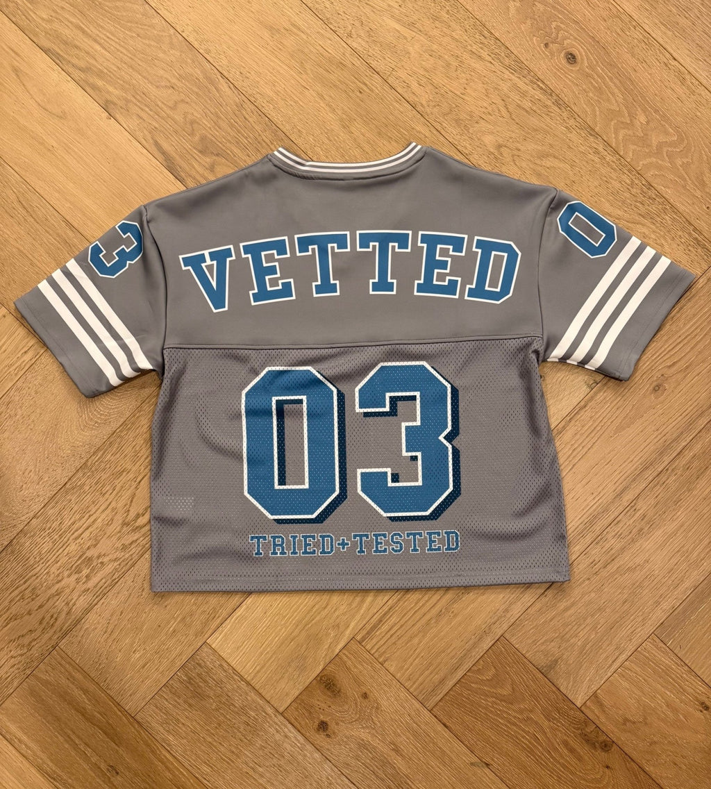 VETTED GRIDIRON JERSEY GREY SMOKE