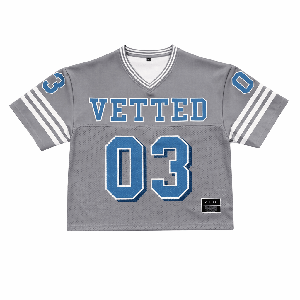 VETTED GRIDIRON JERSEY GREY SMOKE