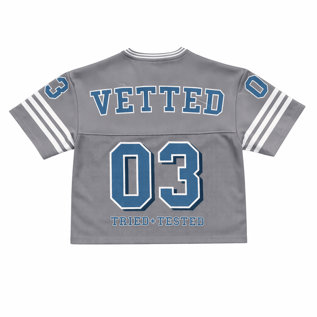 VETTED GRIDIRON JERSEY GREY SMOKE