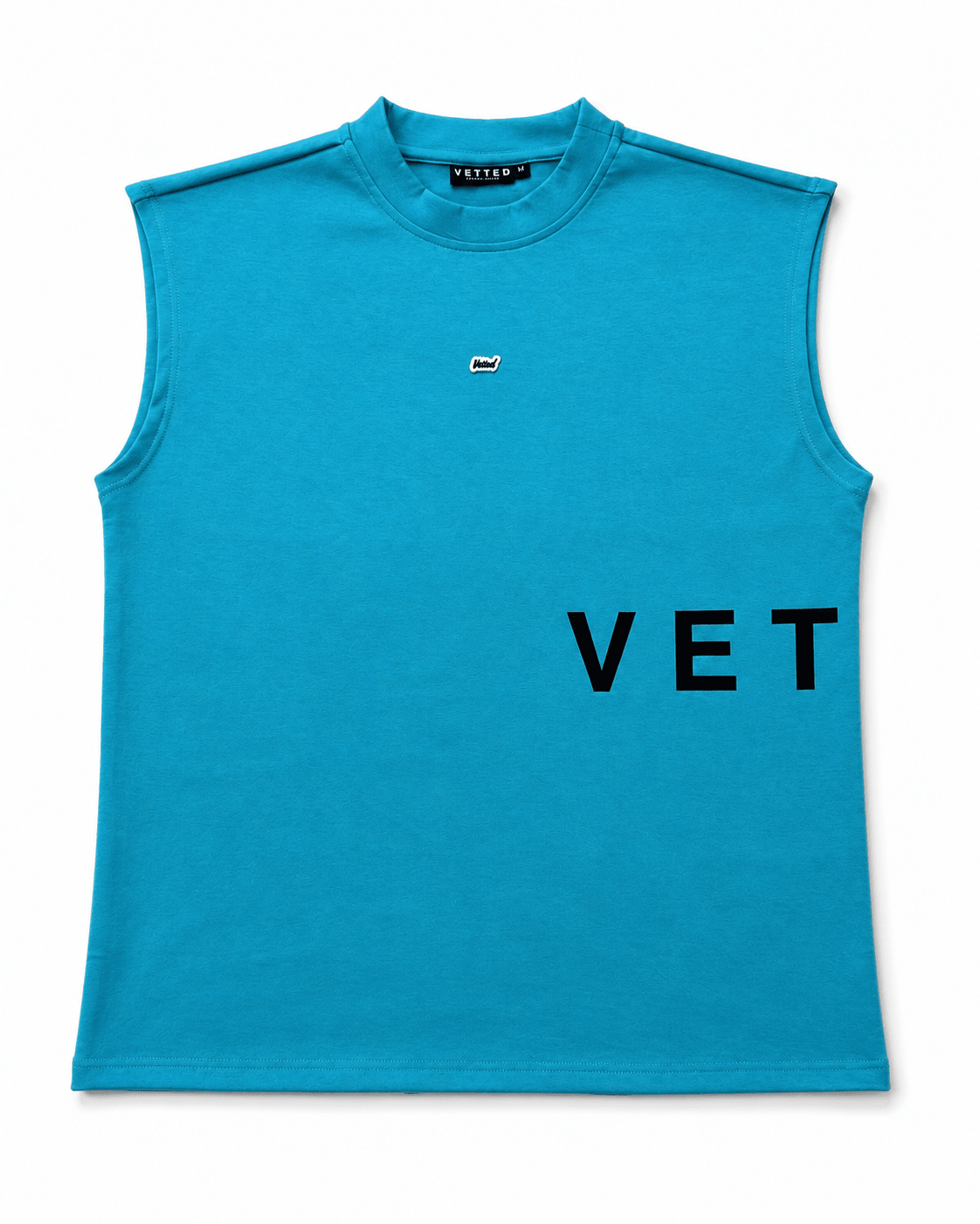 VETTED ATHLETIC TELL'EM TANK AZURE BLUE
