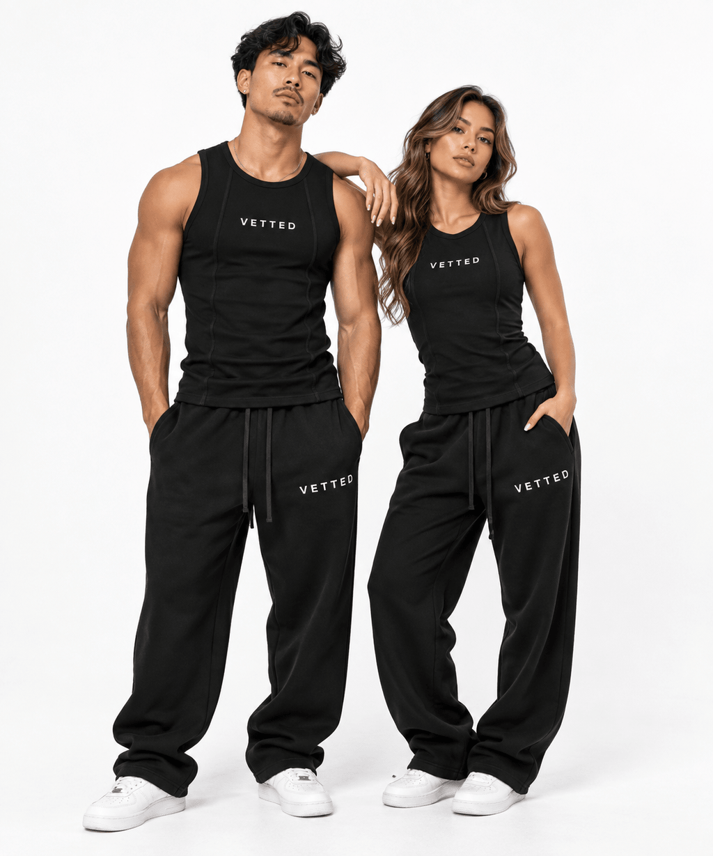 VETTED Core Tank in Blaq Iron