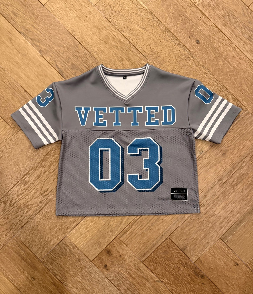 VETTED GRIDIRON JERSEY GREY SMOKE