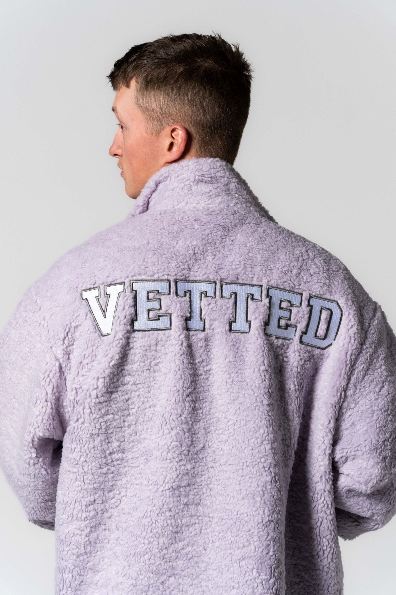 VETTED Unisex Premium TB Oversized Jacket 'Thistle Purple'