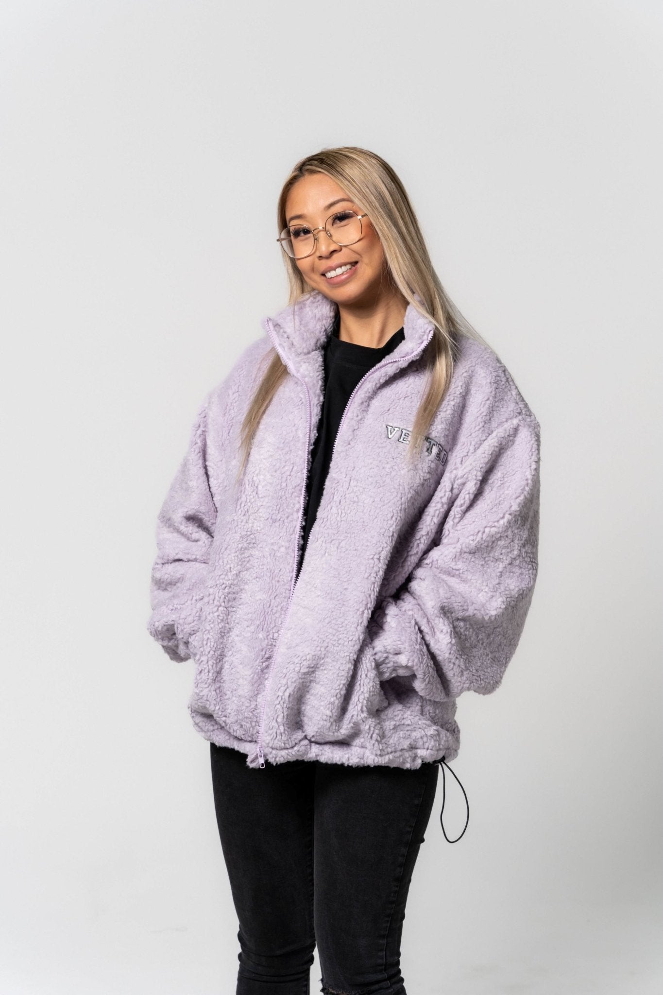 VETTED Unisex Premium TB Oversized Jacket 'Thistle Purple'