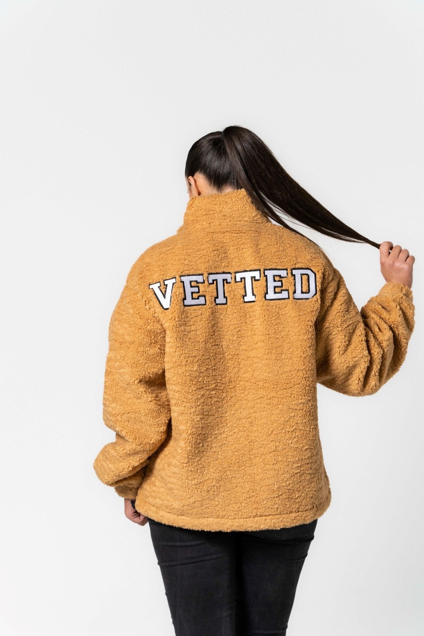 VETTED Unisex Premium TB Oversized Jacket 'Fozzie Brown'