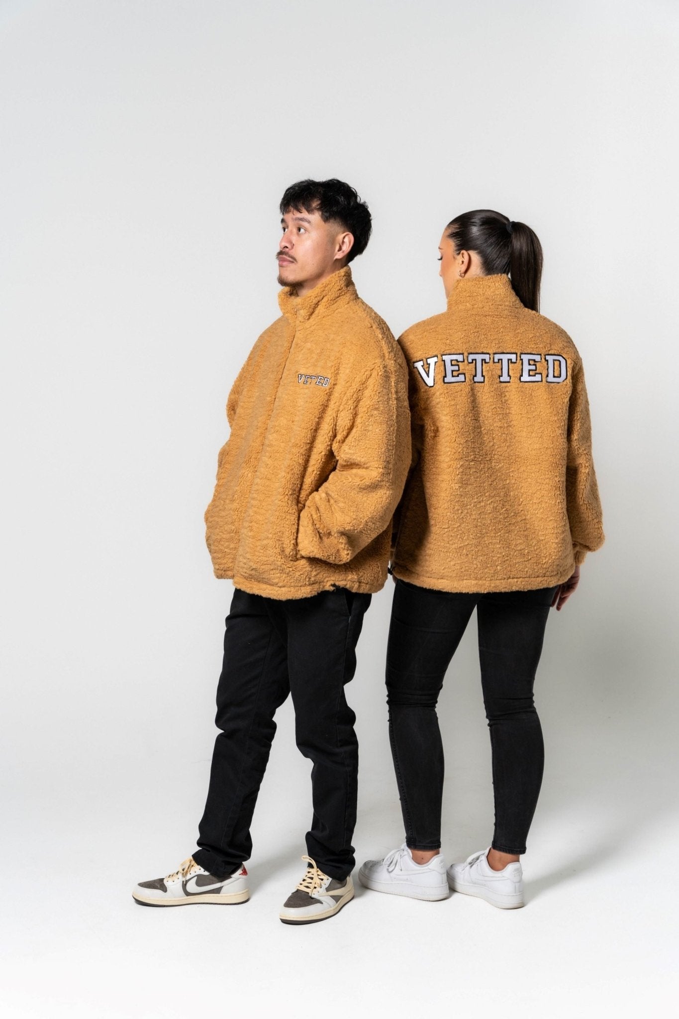 VETTED Unisex Premium TB Oversized Jacket 'Fozzie Brown'