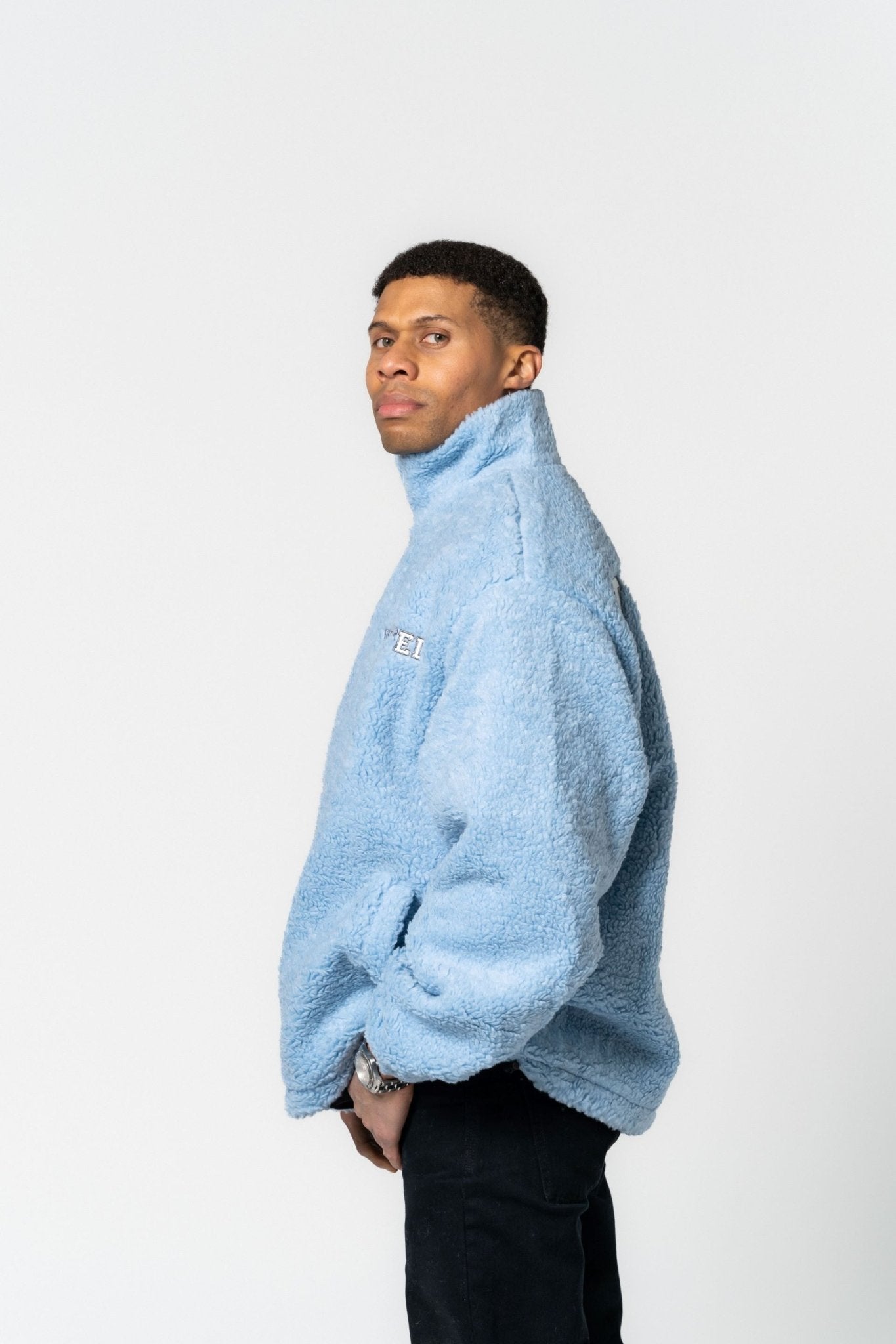 VETTED Unisex Premium TB Oversized Jacket 'Carolina Blue'