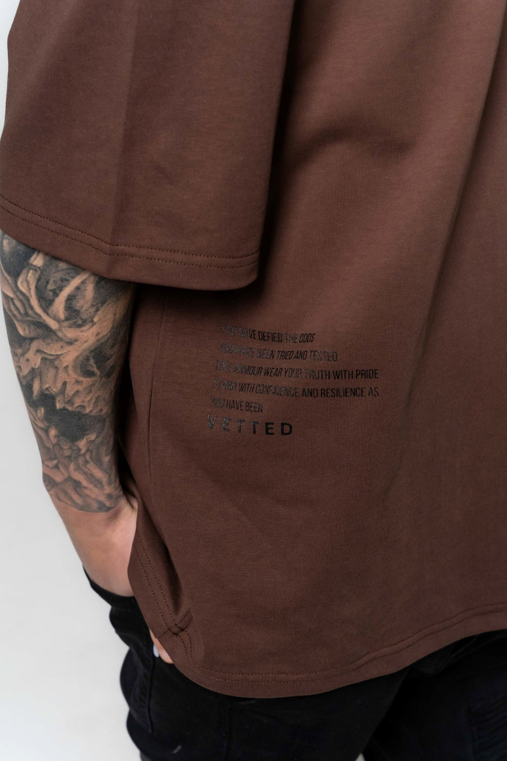 VETTED Truism Unisex Tee 'Memphis Brown'