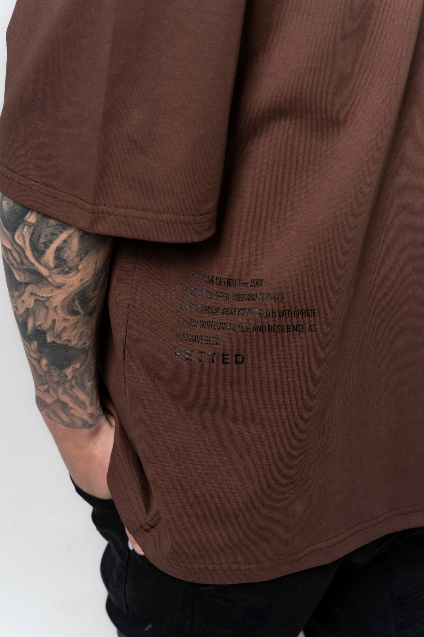 VETTED Truism Unisex Tee 'Memphis Brown'