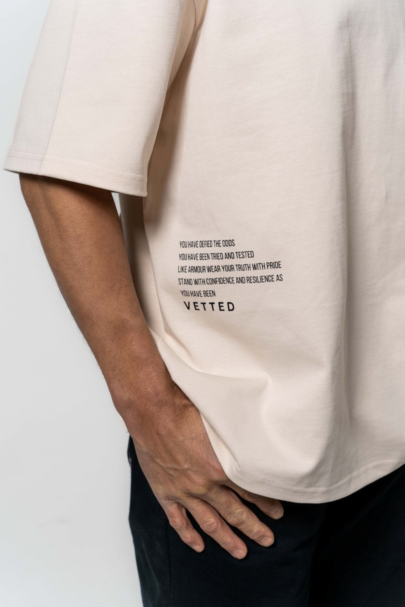 VETTED Truism Unisex Tee 'Off White Sail'