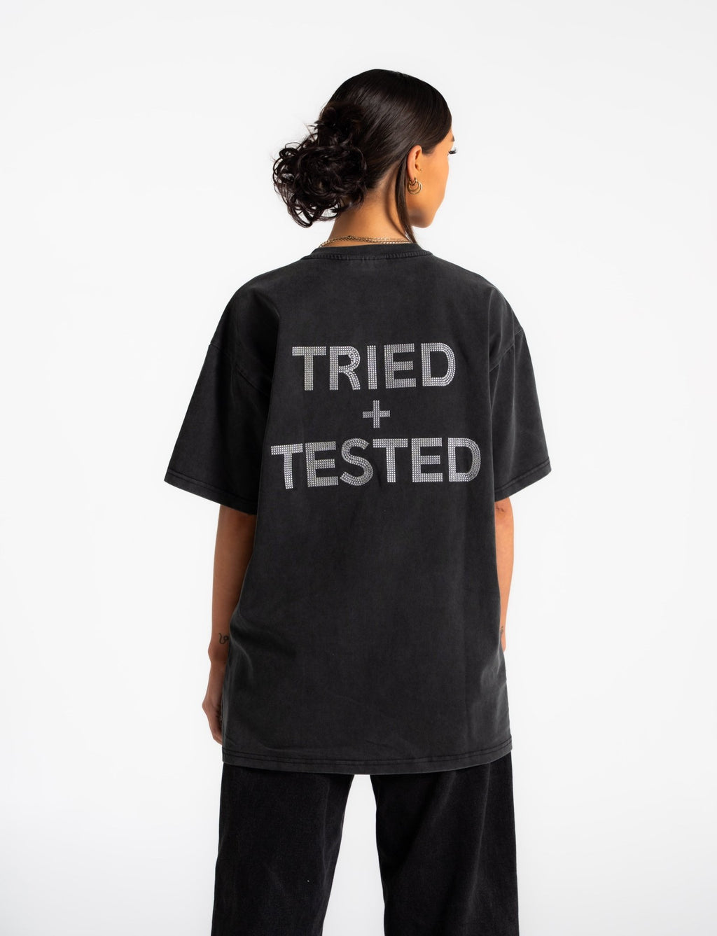 VETTED EMBROIDERED VINTAGE WASHED TEE - ECLIPSE