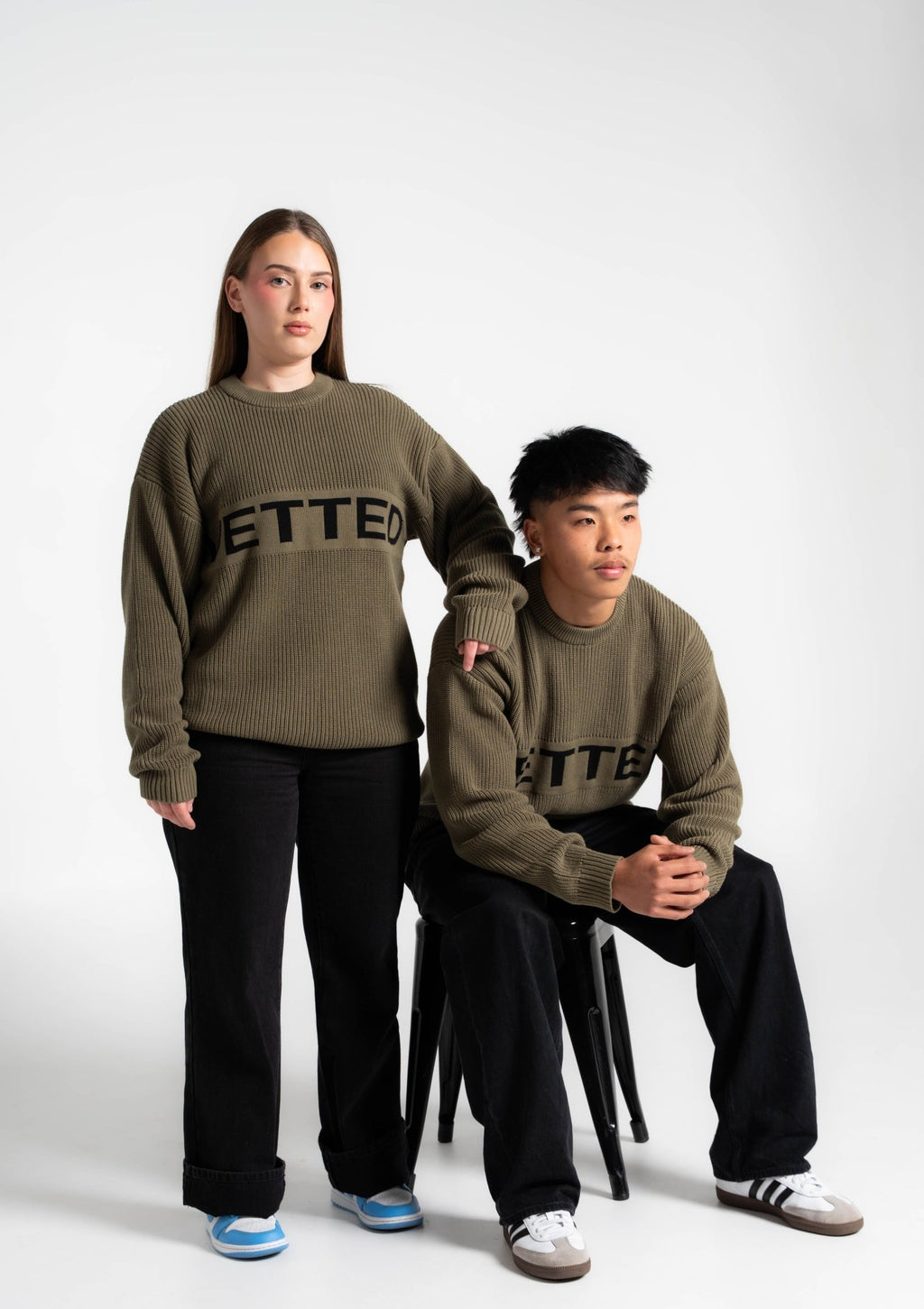 VETTED KNITTED SWEATER