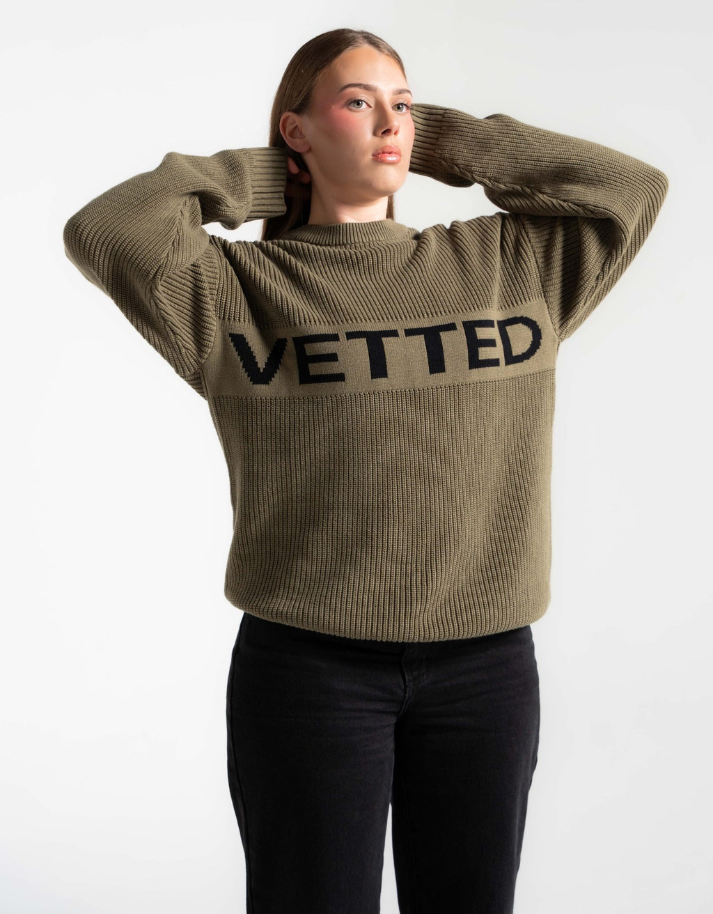 VETTED KNITTED SWEATER