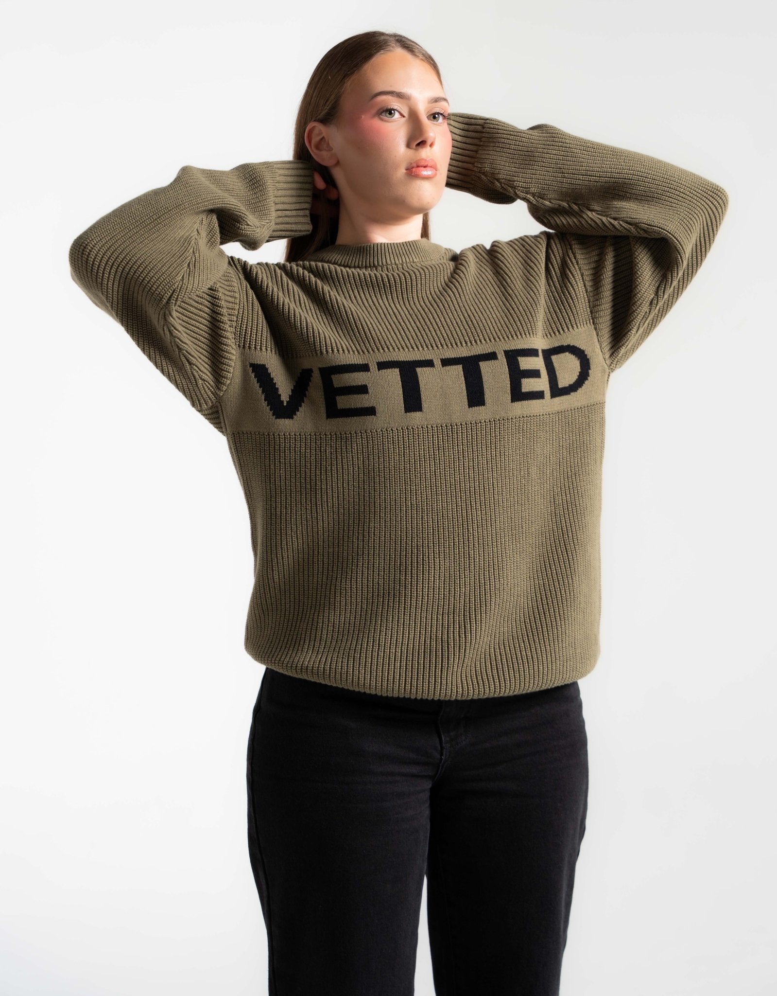 VETTED KNITTED SWEATER