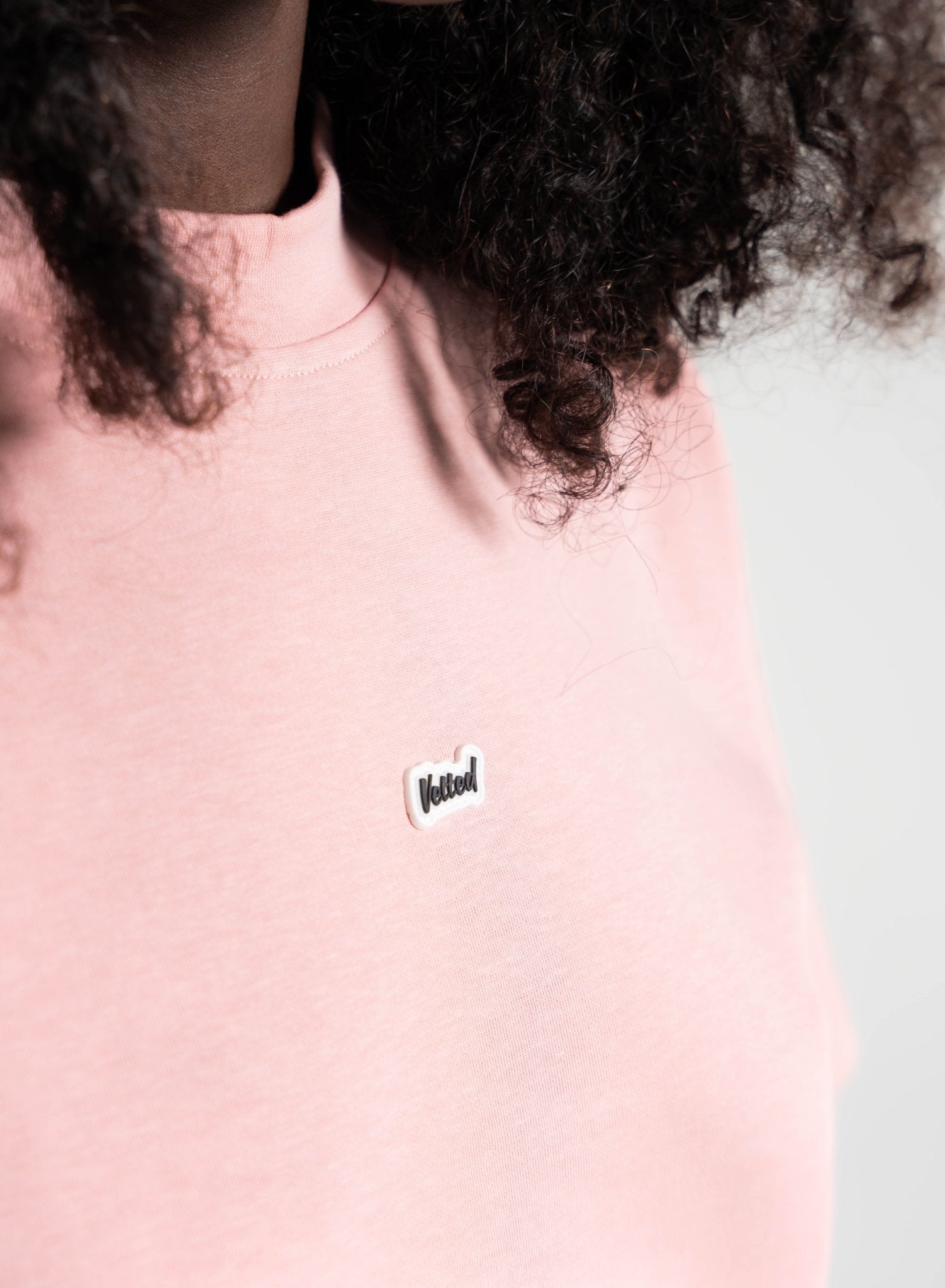 VETTED ATHLETIC TELL'EM TEE PUNCH PINK