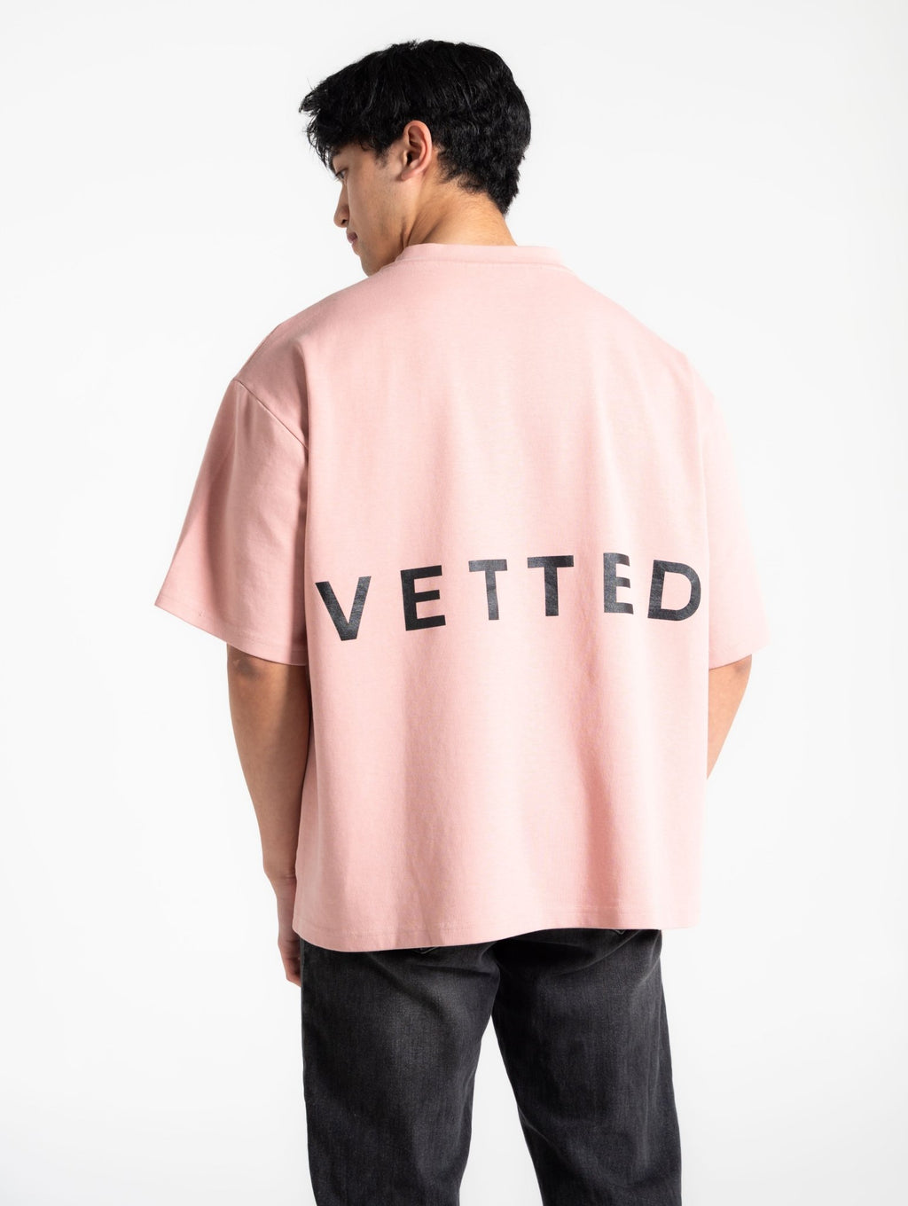 VETTED ATHLETIC TELL'EM TEE PUNCH PINK