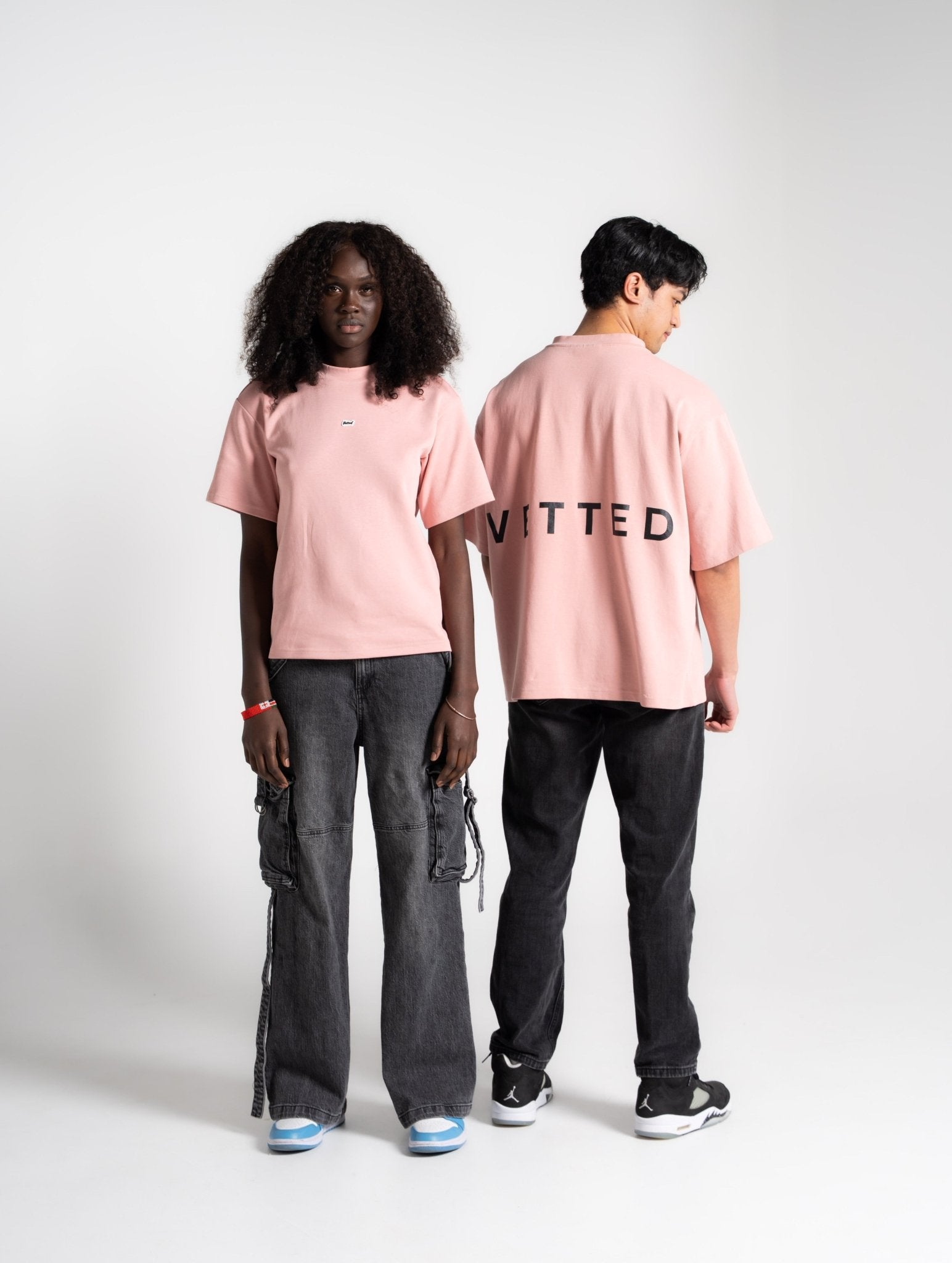 VETTED ATHLETIC TELL'EM TEE PUNCH PINK