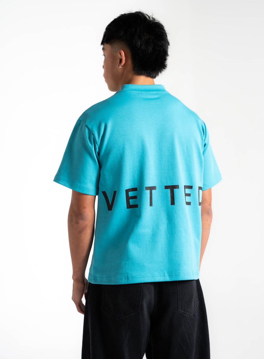 VETTED ATHLETIC TELL'EM TEE AZURE BLUE