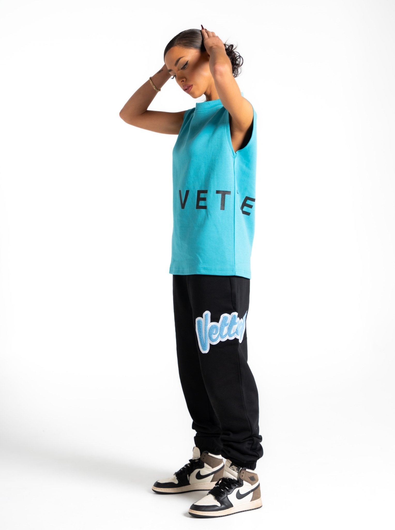 VETTED ATHLETIC TELL'EM TANK AZURE BLUE