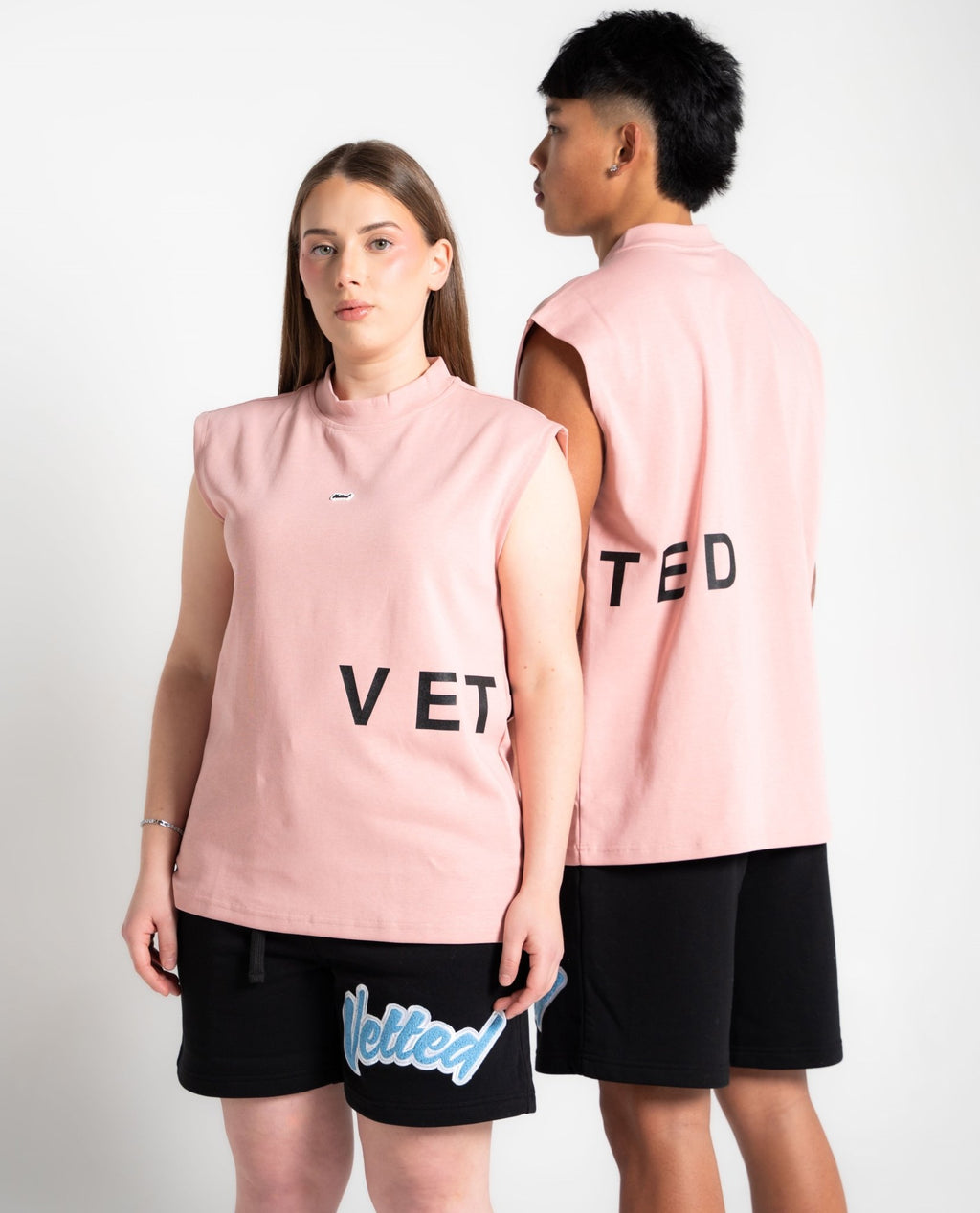 VETTED ATHLETIC TELL'EM TANK PUNCH PINK