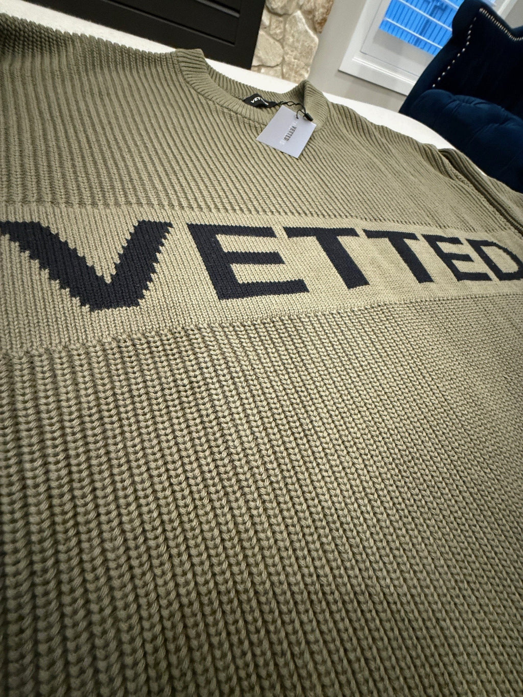 VETTED KNITTED SWEATER